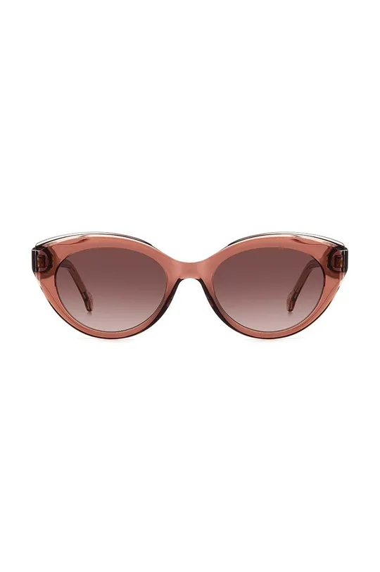 różowy Carolina Herrera okulary przeciwsłoneczne