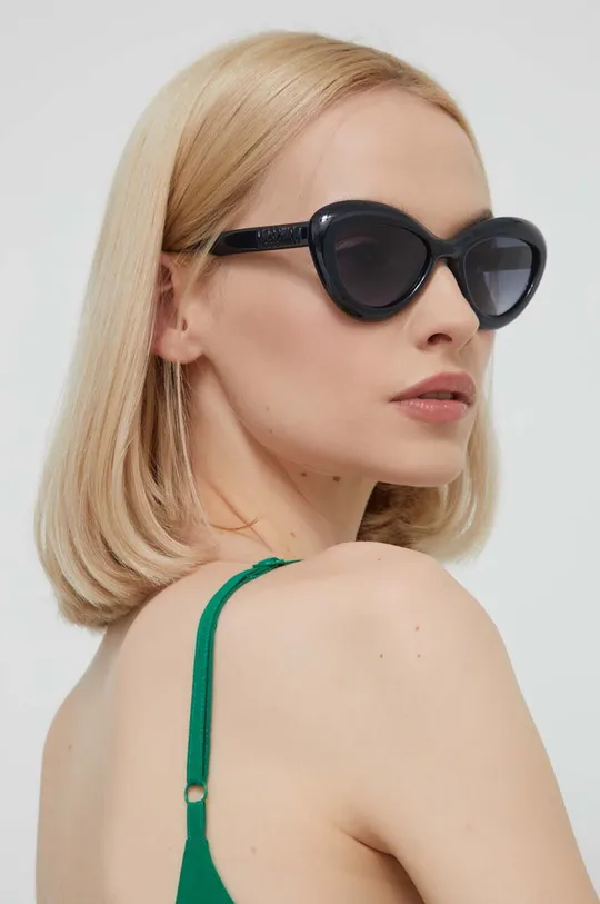 czarny Moschino okulary przeciwsłoneczne Damski