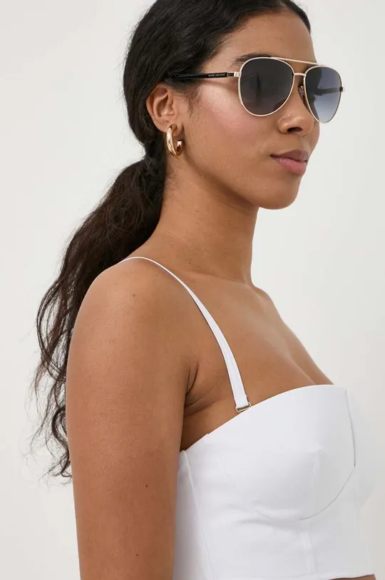 czarny Marc Jacobs okulary przeciwsłoneczne Damski