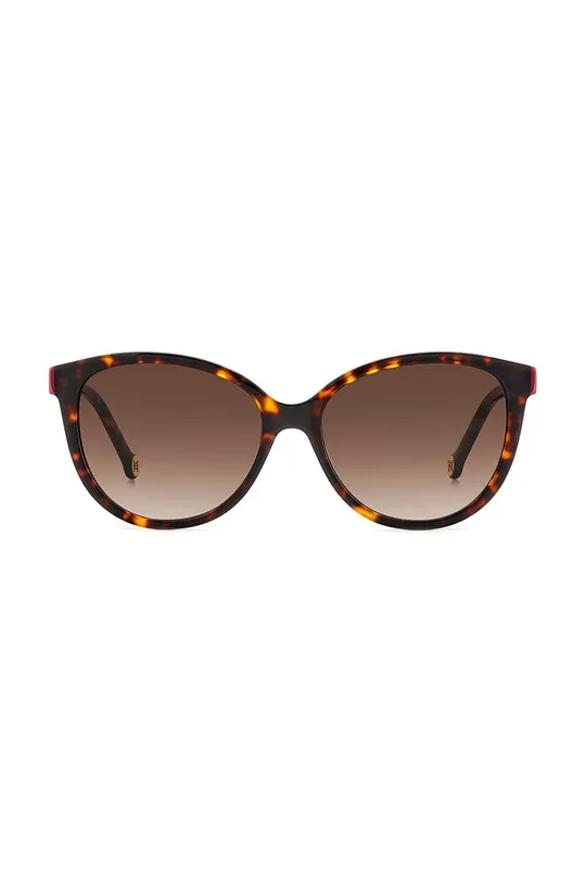 brązowy Carolina Herrera okulary przeciwsłoneczne