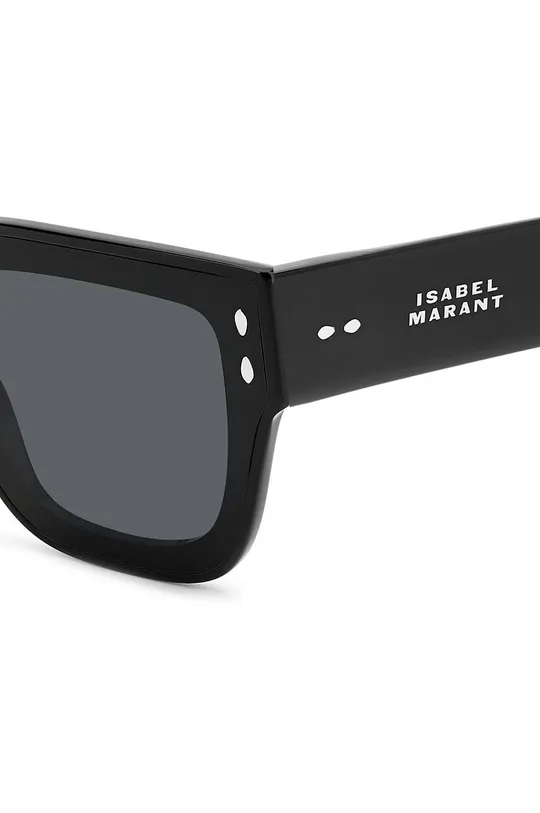 czarny Isabel Marant okulary przeciwsłoneczne