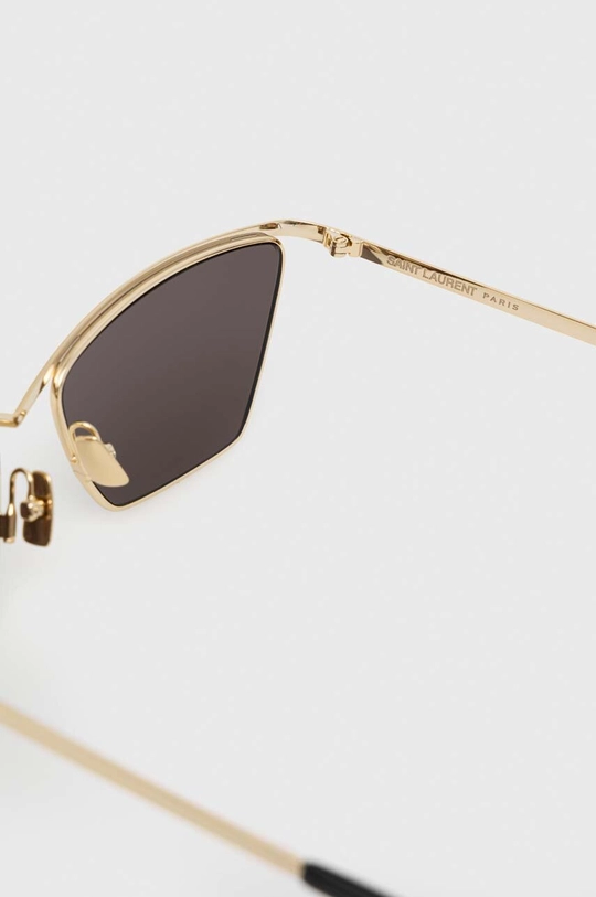 złoty Saint Laurent okulary przeciwsłoneczne