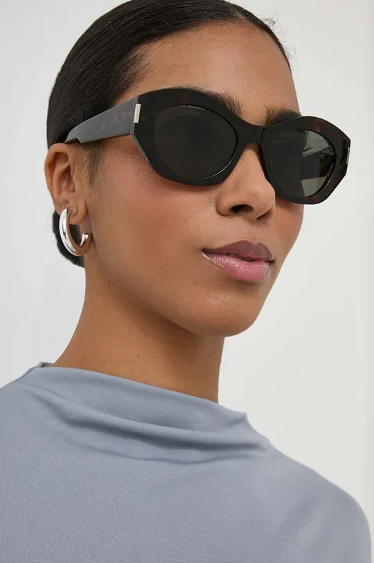коричневый Солнцезащитные очки Saint Laurent Женский