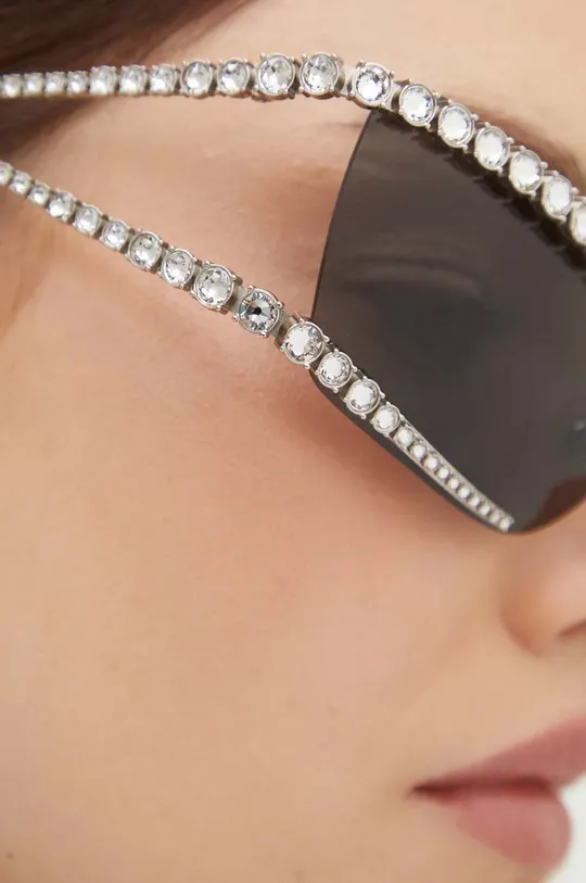 Swarovski occhiali da sole MATRIX Metallo, Cristallo Swarovski, Plastica