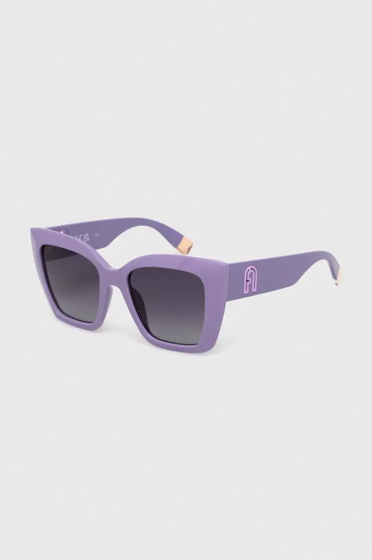 Furla okulary przeciwsłoneczne fioletowy