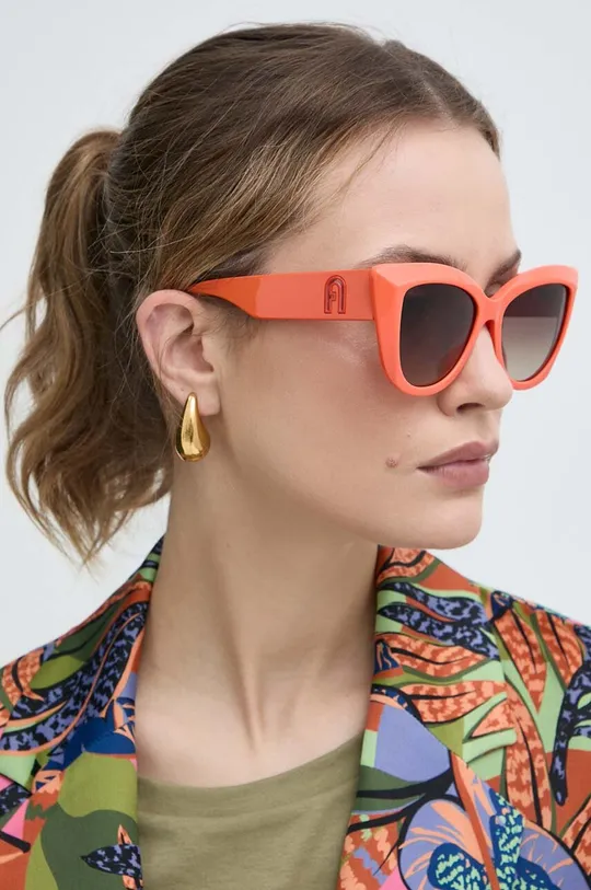 помаранчевий Сонцезахисні окуляри Furla Жіночий