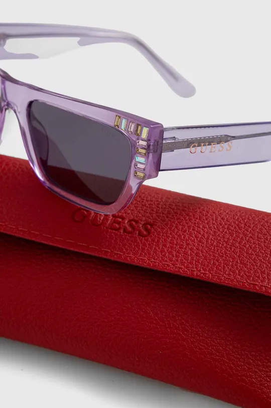 fioletowy Guess okulary przeciwsłoneczne
