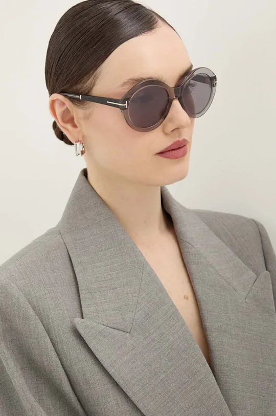 серый Солнцезащитные очки Tom Ford Женский