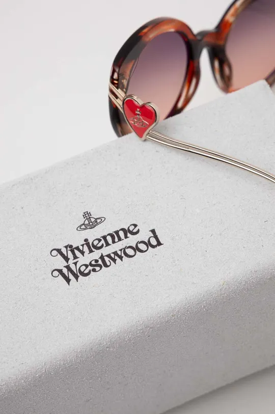 brązowy Vivienne Westwood okulary przeciwsłoneczne