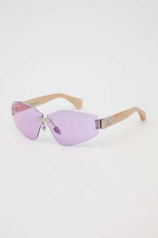 Alexander McQueen okulary przeciwsłoneczne różowy