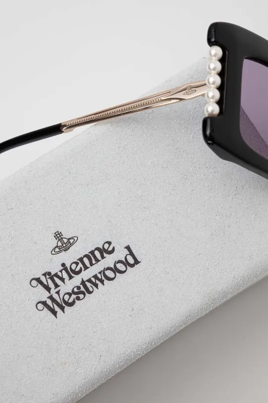 czarny Vivienne Westwood okulary przeciwsłoneczne