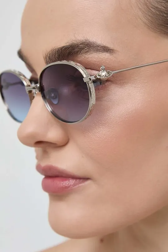 srebrna Sončna očala Vivienne Westwood Ženski