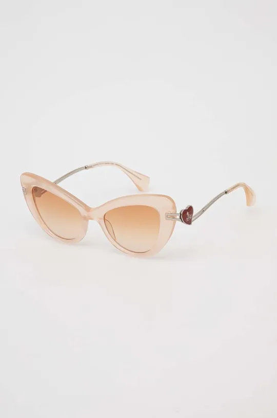 Vivienne Westwood okulary przeciwsłoneczne beżowy