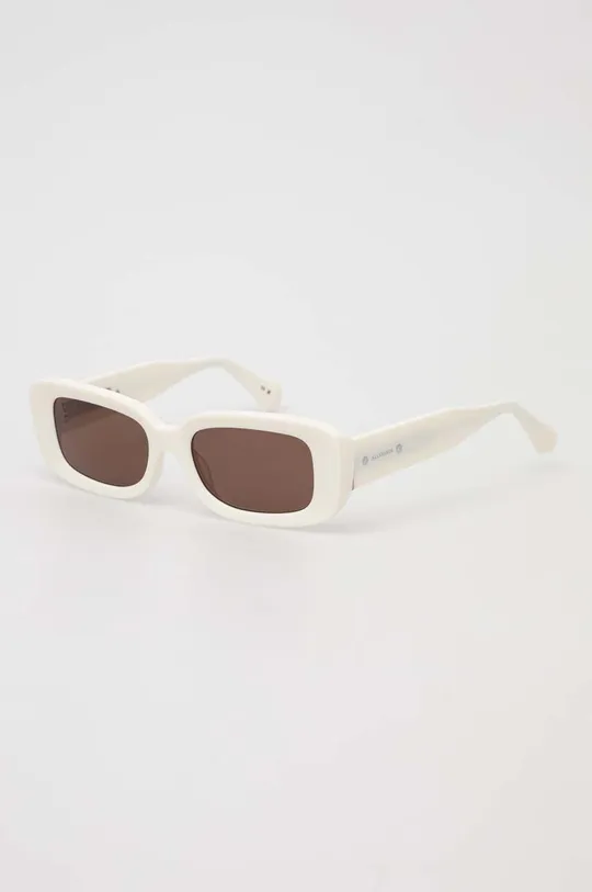 biały AllSaints okulary przeciwsłoneczne Damski