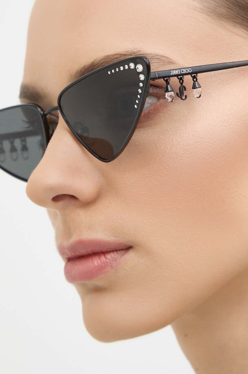 Jimmy Choo okulary przeciwsłoneczne czarny