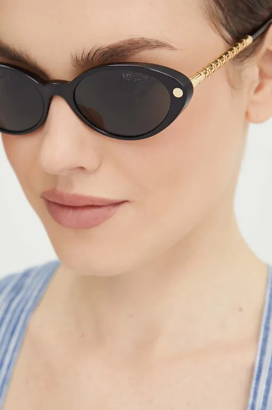 Versace okulary przeciwsłoneczne Tworzywo sztuczne, Metal