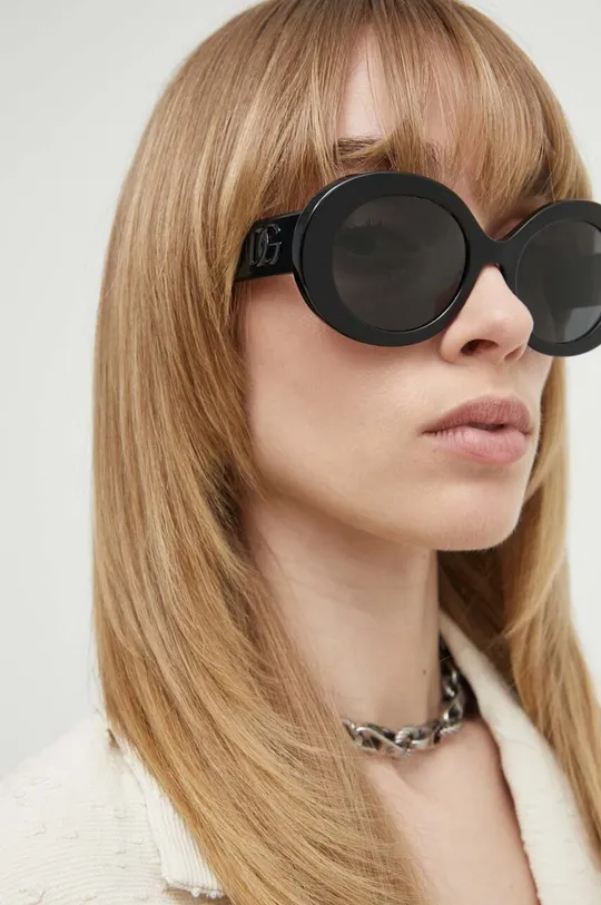 czarny Dolce & Gabbana okulary przeciwsłoneczne Damski