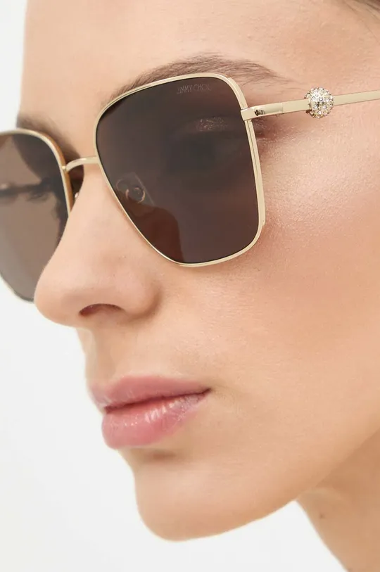 smeđa Sunčane naočale Jimmy Choo Ženski