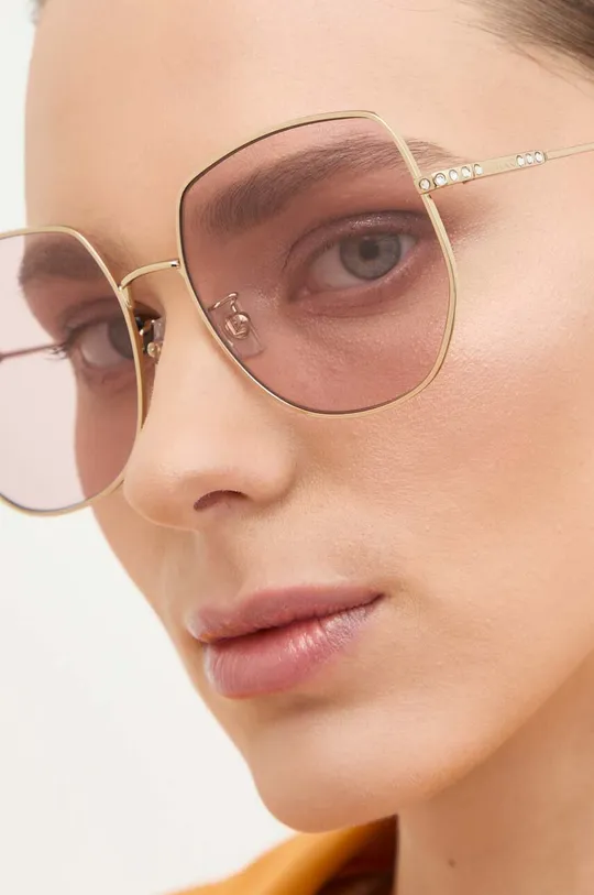 Jimmy Choo okulary przeciwsłoneczne różowy