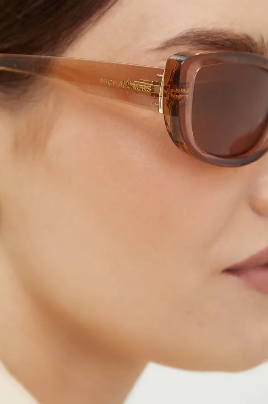 Michael Kors okulary przeciwsłoneczne ASHEVILLE brązowy