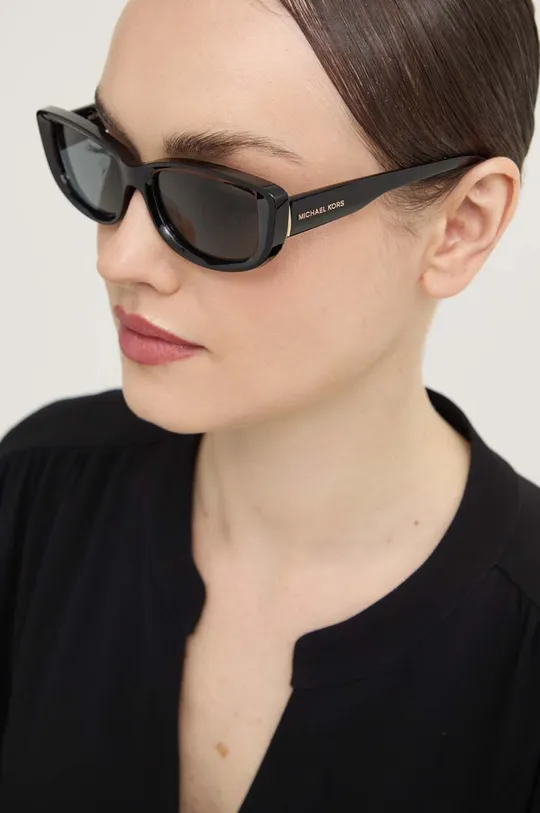 czarny Michael Kors okulary przeciwsłoneczne ASHEVILLE Damski