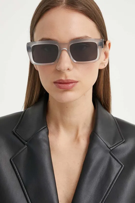 szary Off-White okulary przeciwsłoneczne
