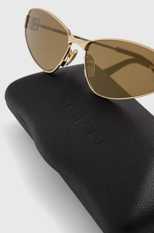 золотий Сонцезахисні окуляри Balenciaga