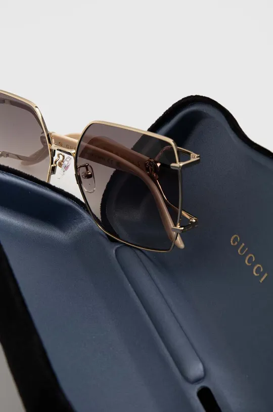béžová Slnečné okuliare Gucci