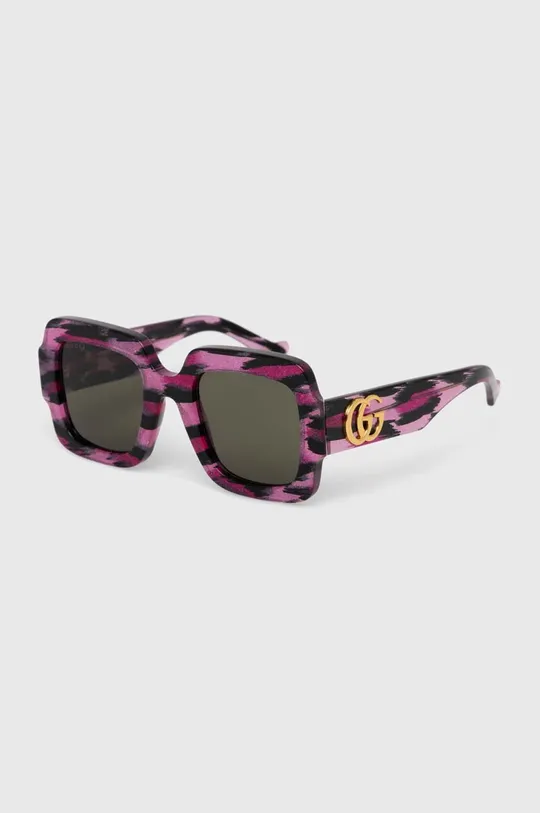 Сонцезахисні окуляри Gucci фіолетовий