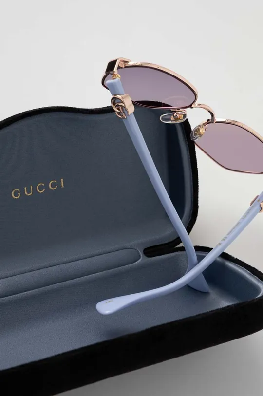 niebieski Gucci okulary przeciwsłoneczne