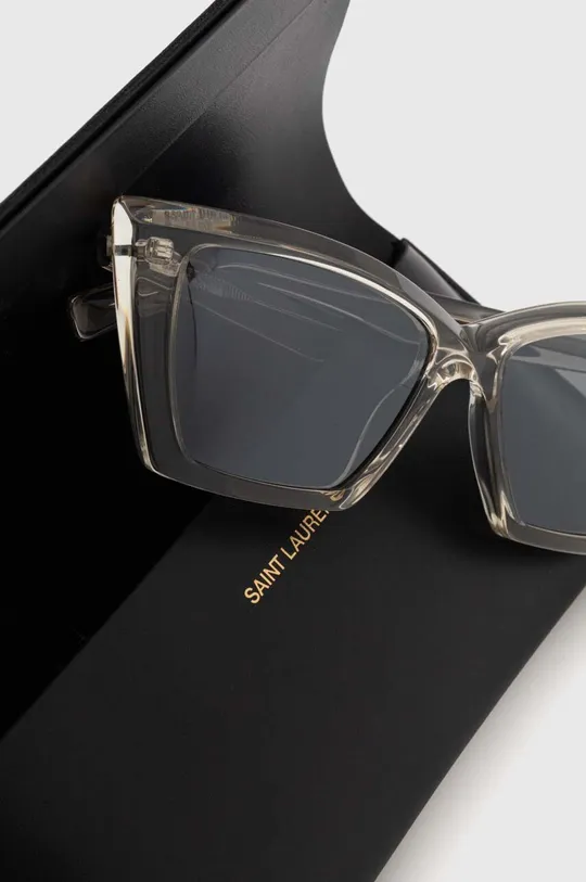 beżowy Saint Laurent okulary przeciwsłoneczne