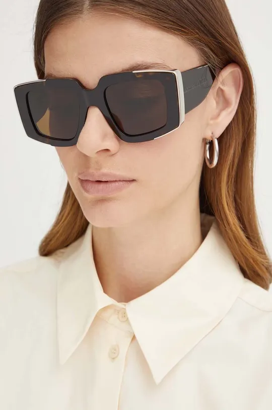 smeđa Sunčane naočale Alexander McQueen Ženski