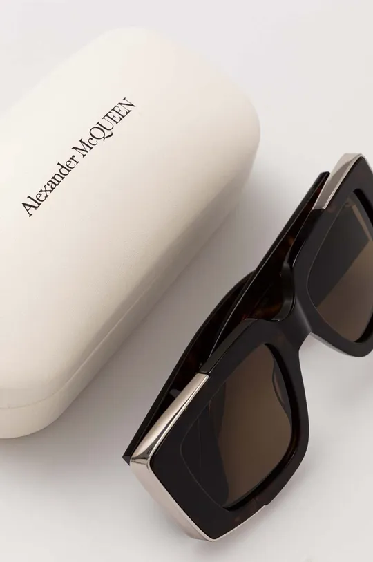 коричневий Сонцезахисні окуляри Alexander McQueen