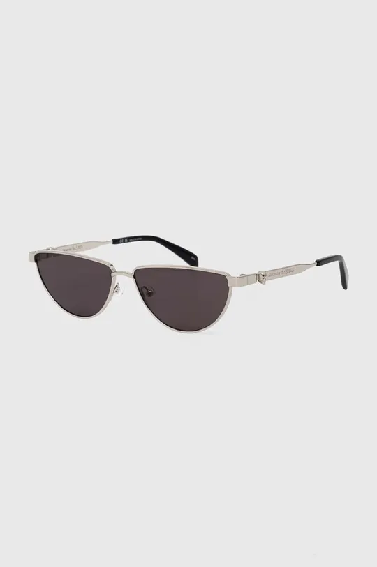 srebrna Sončna očala Alexander McQueen Ženski