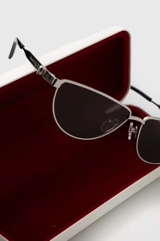 Alexander McQueen ochelari de soare AM0456S argintiu