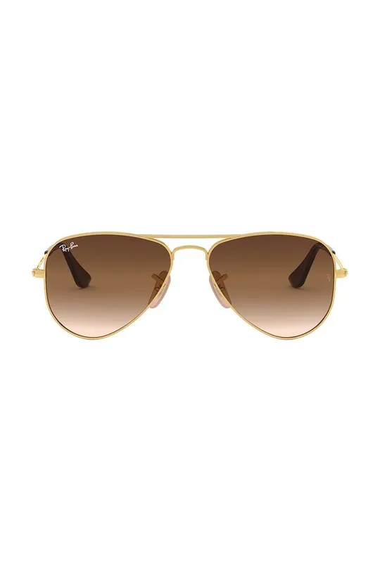 Детские солнцезащитные очки Ray-Ban Junior Aviator коричневый