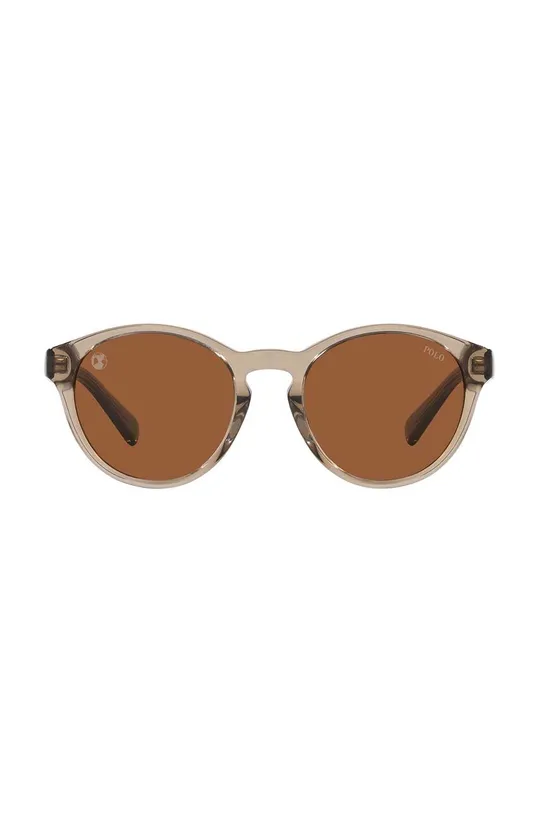 Polo Ralph Lauren okulary przeciwsłoneczne dziecięce brązowy