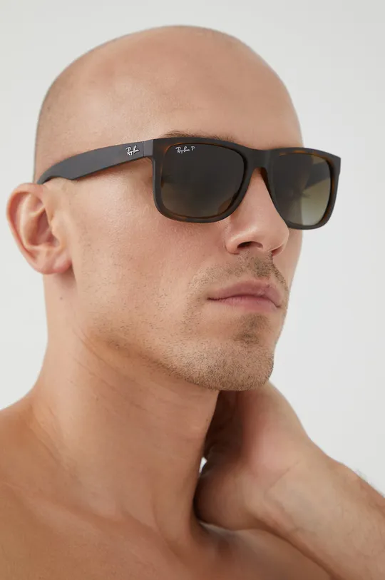 коричневый Ray-Ban - Солнцезащитные очки Justin Мужской