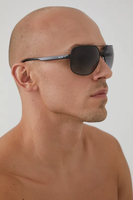 сірий Сонцезахисні окуляри Armani Exchange 0AX2030S Чоловічий
