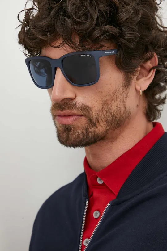 modra Armani Exchange sončna očala 0AX4112S Moški