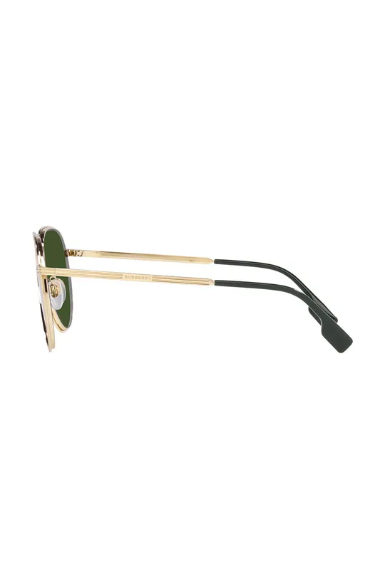 złoty Burberry okulary przeciwsłoneczne