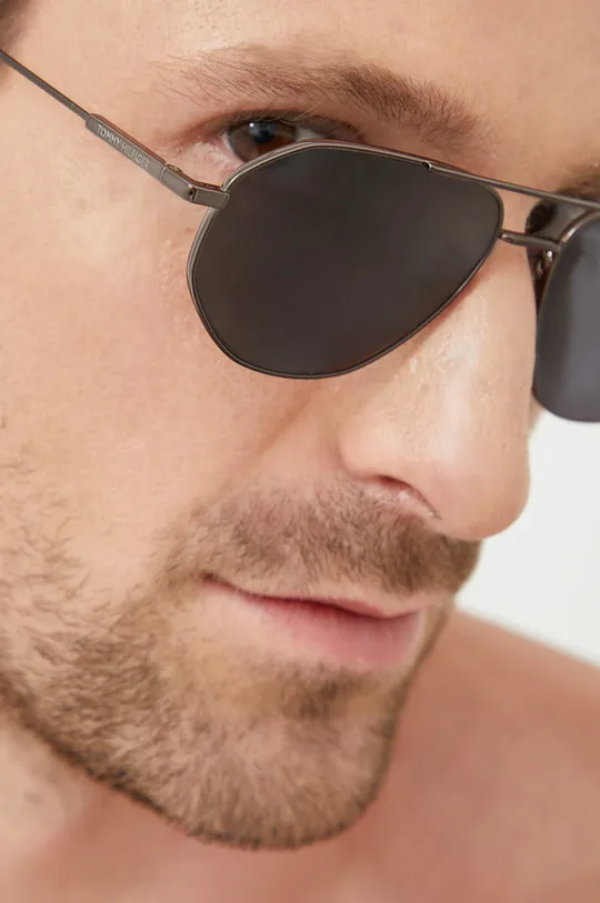 Tommy Hilfiger occhiali da sole Metallo, Plastica