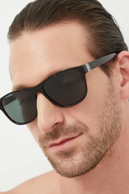 brązowy Tommy Hilfiger okulary przeciwsłoneczne Męski