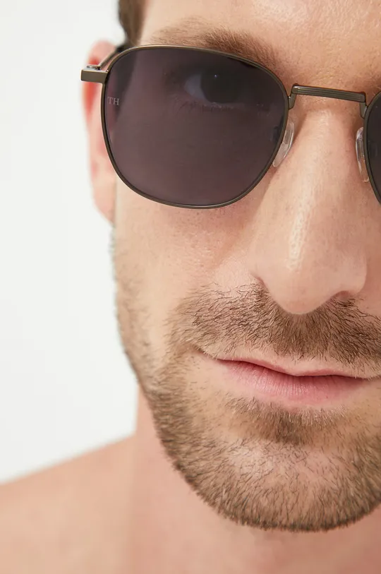 Tommy Hilfiger okulary przeciwsłoneczne Metal, Tworzywo sztuczne