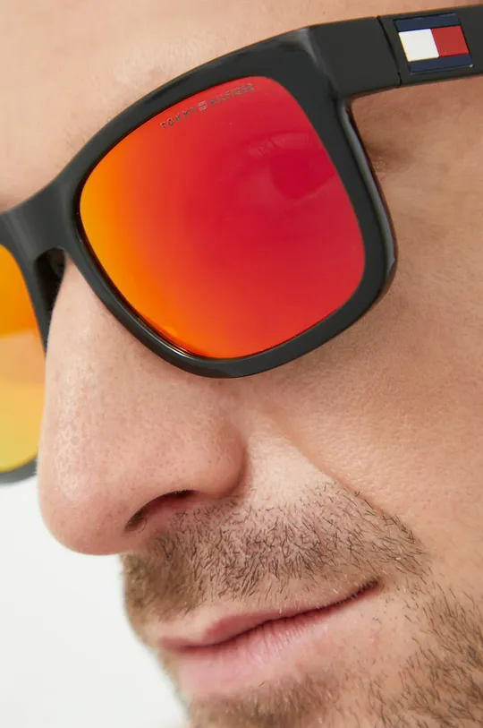 Tommy Hilfiger okulary przeciwsłoneczne czarny