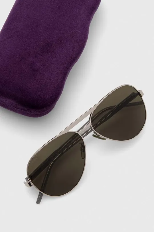 серебрянный Солнцезащитные очки Gucci
