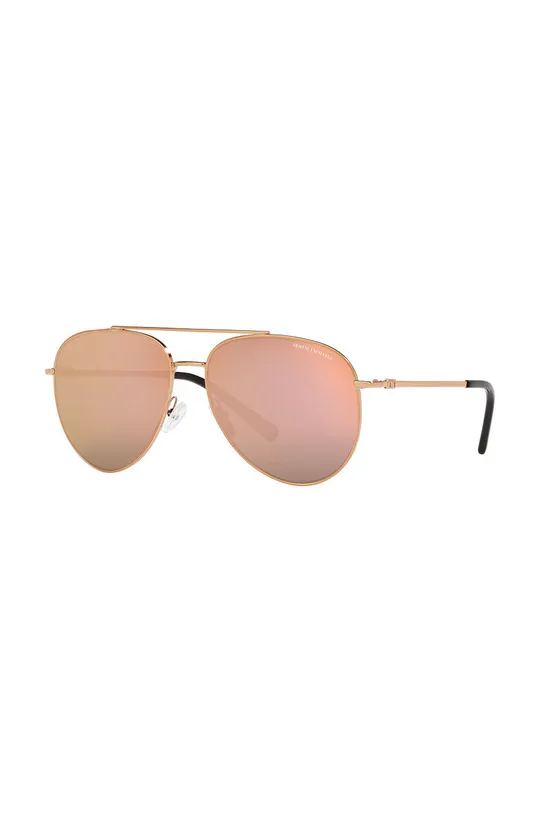 Armani Exchange okulary przeciwsłoneczne brązowy