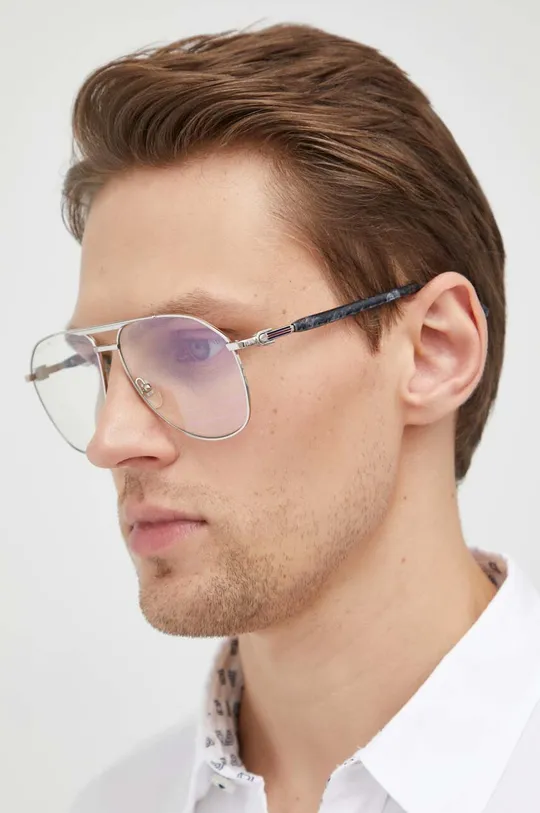 srebrny Gucci okulary przeciwsłoneczne Męski