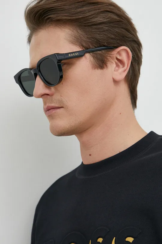 чорний Сонцезахисні окуляри Gucci GG1237S Чоловічий