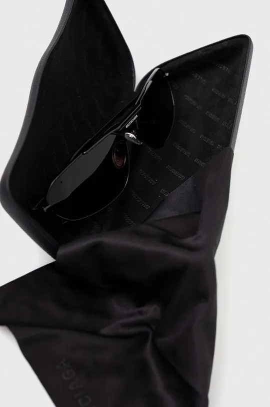 czarny Balenciaga okulary przeciwsłoneczne BB0245S